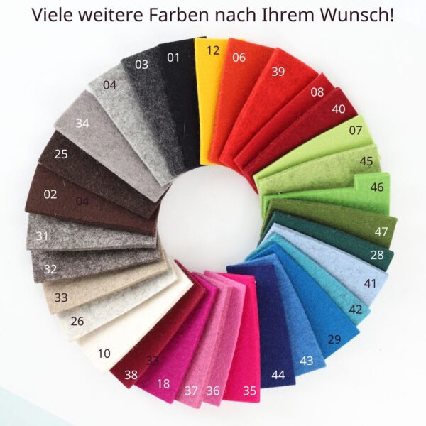 Wollfilzkorb gross (25x25cm) in allen Farben erhältlich – Bild 7